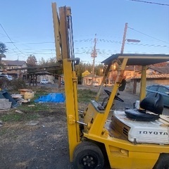 トヨタ、フォークリフト1.5t、 4FG15、ガソリン、足利市、下取りOKの画像