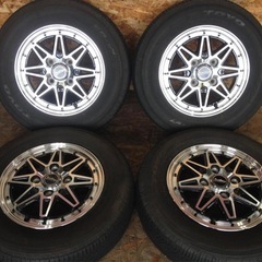 美品12インチタイヤホイールセット旧車風軽トラ軽バンにの画像