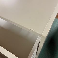 ホワイト 3段チェストの画像