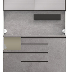 パモウナ　キッチンボード　140cm セラミカライトの画像