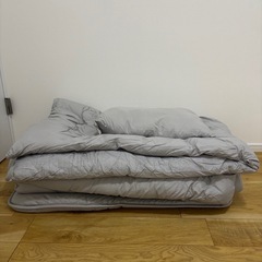 シングル　カバーなしで使える布団セットの画像