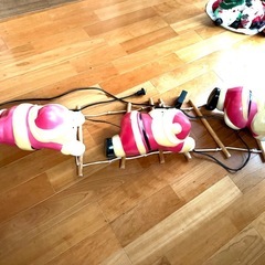  はしごサンタ  3P イルミネーション 屋外 サンタさん登ってるように見える！の画像