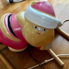  はしごサンタ  3P イルミネーション 屋外 サンタさん登ってるように見える！の画像