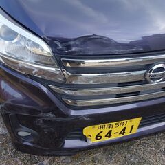 ★平成２６年　ディズルークス　１２万円（名義変更込）車検令和９年７月　すぐ乗れます。現状販売保証なし　フロント凹みありの画像