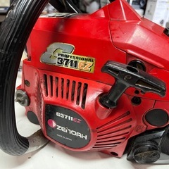 ゼノア エンジン チェンソー G3711 EZ キャブレター清掃 プラグ交換済み 中古稼働品 ZENOAH 400mm ④の画像