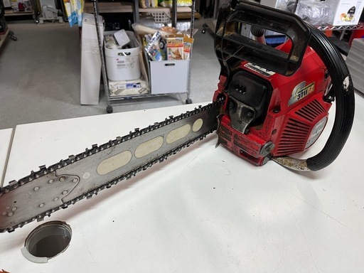 ゼノア エンジン チェンソー G3711 EZ キャブレター清掃 プラグ交換済み 中古稼働品 ZENOAH 400mm ④