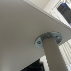 【一年使用】ニトリのローテーブル　ホワイトの画像