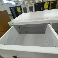 【ジャングルジャングル滋賀草津店】ジモティ来店特価‼ キッチンカウンター ホワイト J-251192の画像