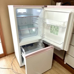 【中古美品】AQUA 2ドア冷蔵庫　157Lの画像