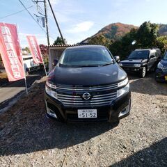 ★平成２４年　エルグランド3.5　VIP　4WD　５５万円　車検令和９年１月　最高級グレード本革７人乗り・現状販売保証なしの画像