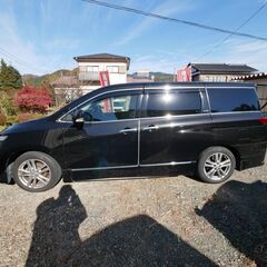 ★平成２４年　エルグランド3.5　VIP　4WD　５５万円　車検令和９年１月　最高級グレード本革７人乗り・現状販売保証なしの画像