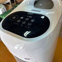 山善 YAMAZEN 冷風扇 FCR-HT40(W) 2021年製 冷風機 送風 加湿 キャスター付き 中古美品の画像