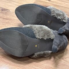 JELLY BEANS（ジェリービーンズ）　ファー付きショートブーツ　パンプス　おしゃれ　かわいいの画像