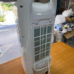 山善 YAMAZEN 冷風扇 FCR-HT40(W) 2021年製 冷風機 送風 加湿 キャスター付き 中古美品の画像