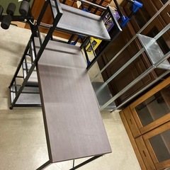 サ2511-401 PCデスク ダークブラウン キズ汚れ有りの画像