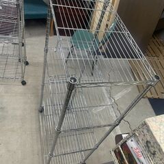 リサイクルショップどりーむ天保山店　No4903 メタルラック　キャスター付き♪　マルチラック　汎用性抜群🎵の画像