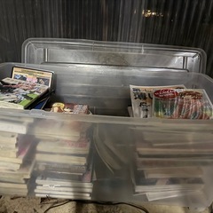 漫画、ゲーム等まとめて60冊程度の画像