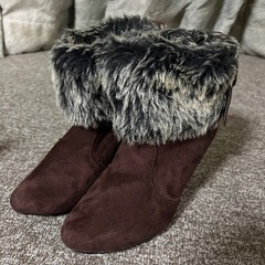 ショートブーツLサイズ(24㌢)3足セットの画像