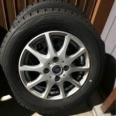 2023年製　DUNLOP スタッドレスタイヤ&TIRADO Eta アルミホイール　4本セットの画像