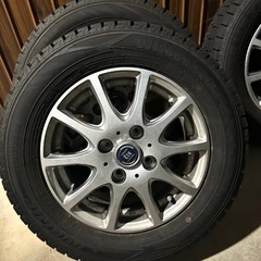 2023年製　DUNLOP スタッドレスタイヤ&TIRADO Eta アルミホイール　4本セットの画像