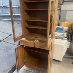 リサイクルショップどりーむ天保山店　No4810 食器棚　キッチン収納　オシャレ♪の画像