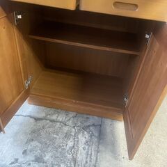 リサイクルショップどりーむ天保山店　No4810 食器棚　キッチン収納　オシャレ♪の画像