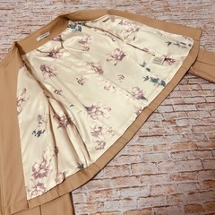 【美品・LIP SERVICE】ノーカラー　レザージャケット　Mサイズの画像