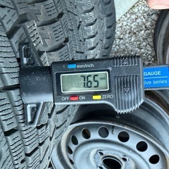 冬タイヤ14インチ ✳️ 155/65R14 軽自動車用アルミ付き ✳️ 深溝スタッドレス4本組の画像