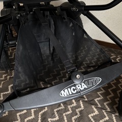【美品】MICRALITE マイクラライト two fold ベビーカー 3wayの画像