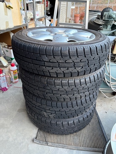 冬タイヤ14インチ ✳️ 155/65R14 軽自動車用アルミ付き ✳️ 深溝スタッドレス4本組