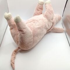 IKEA オリジナル KNORRIG 柔らかいぬいぐるみ　お昼寝用の枕　ベビーピンクの画像