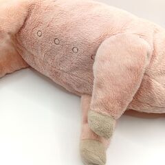 IKEA オリジナル KNORRIG 柔らかいぬいぐるみ　お昼寝用の枕　ベビーピンクの画像