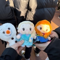 11月末まで！ディズニー アナ雪3体セット　うるぽちゃちゃんの画像