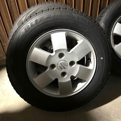 SUZUKI エブリィ　純正ホイール&ブリザック　スタッドレスタイヤ　4本セットの画像