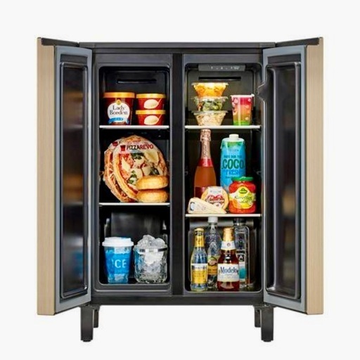 使用期間２ヶ月　アクア 冷蔵庫 72L 家具調デザイン LOOC AQR-FD7P 