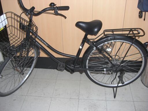 （2025.11.28　お買い上げありがとうございます）ESTRELLA　２６インチ自転車　黒　6段変速　　高く買取るゾウ八幡東店