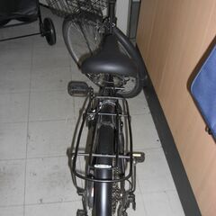 （1台限り★ジモティー特典あり★リヤタイヤ交換済の）ESTRELLA　２６インチ自転車　黒　6段変速　　高く買取るゾウ八幡東店の画像