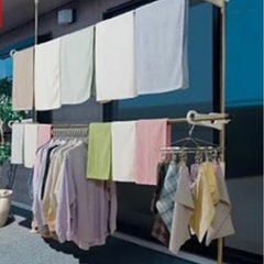 物干し､天井突っ張り棒の画像