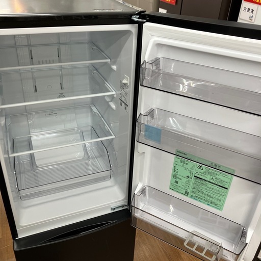 TOSHIBA 2ドア冷蔵庫　153L 2025年製　GR-W15BS 【トレファク　川越店】　