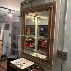 サッポロビール／古道具／鏡／棚の画像