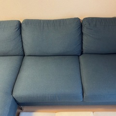 【受渡し決定】 ニトリ　カウチ　ソファ　3人掛けの画像