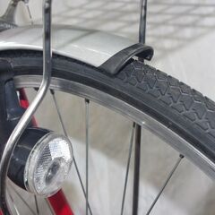 「中古」シティサイクル/27インチ/レッド　の画像