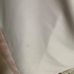 【遮光カーテン2枚】ピンク×ホワイト柄 1枚の幅 約145cm 長さ 約204cmの画像