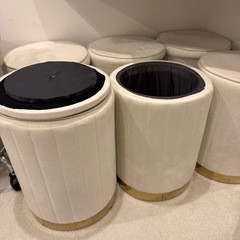スツール　荷物入れの画像