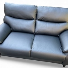 極美品 ニトリ MK02 KD レザー 2人掛け ソファの画像