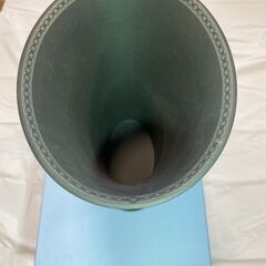 【新品】【未使用】　WEDGWOOD　ウエッジウッド　ジャスパー　オーバル　フラワーベース　花瓶　希少の画像