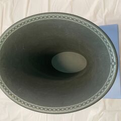 【新品】【未使用】　WEDGWOOD　ウエッジウッド　ジャスパー　オーバル　フラワーベース　花瓶　希少の画像