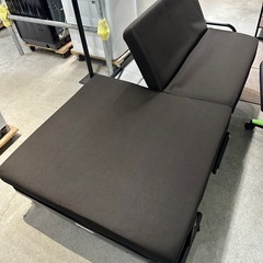 配達可【折り畳みシングルベッド】クリーニング済【管理番号12411】金の画像