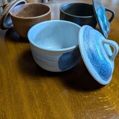 茶碗蒸し用の食器3点、無料で差し上げます。の画像