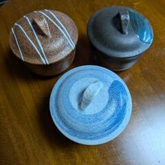 茶碗蒸し用の食器3点、無料で差し上げます。の画像